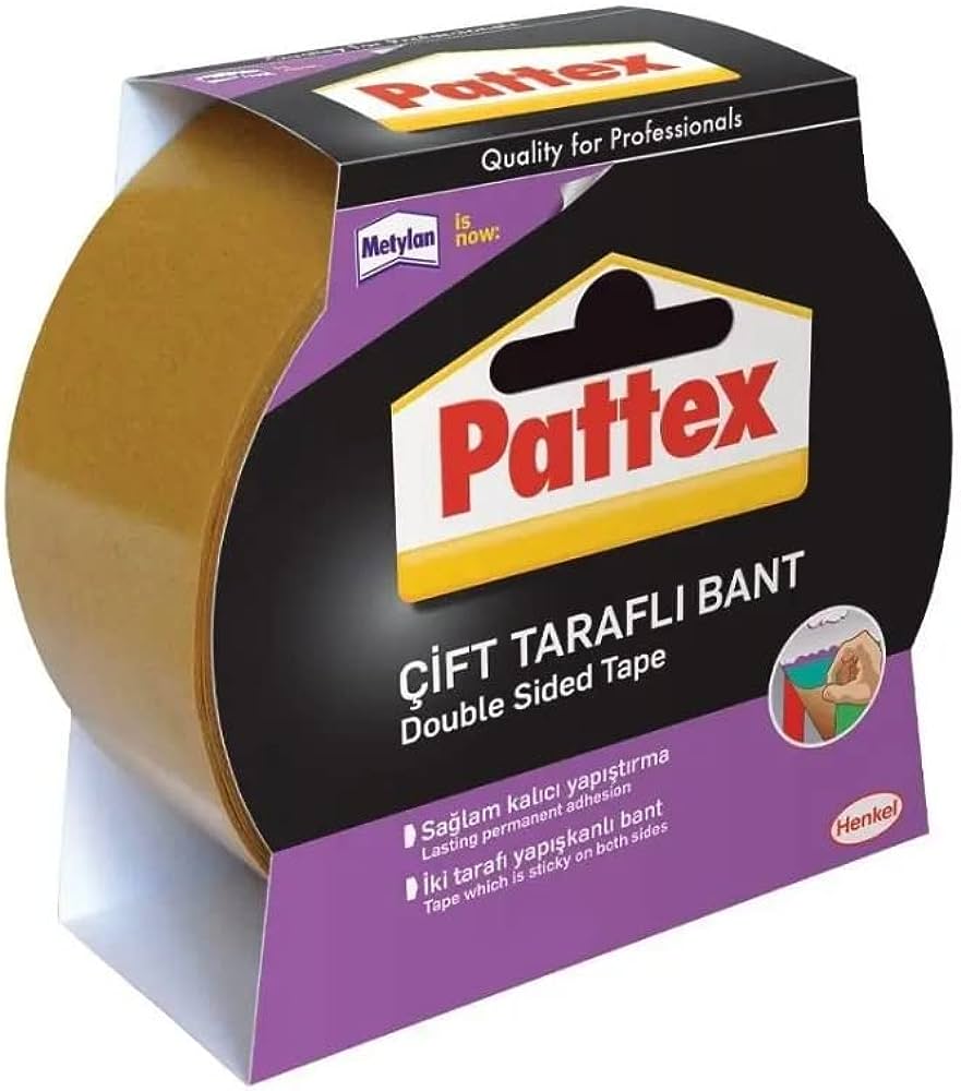 PATTEX ÇIFT TARAFLI BANT SEFFAF 38MM X 25M